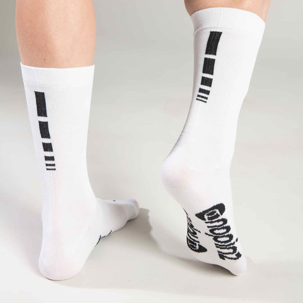 Cool Dry Cycling Socks - White - Nopinz